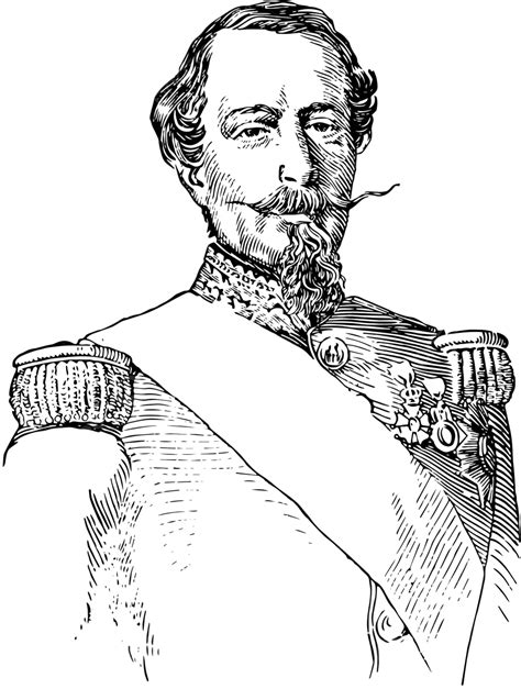 Napoleon Iii Of Francevintage Illustration Engraved Line Napoleon Vector, Engraved, Line ...