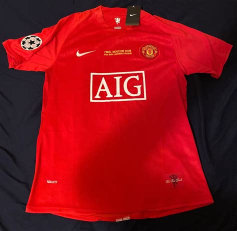 2008 Manchester United 7 Cristiano Ronaldo UCL Final Jersey | Etsy