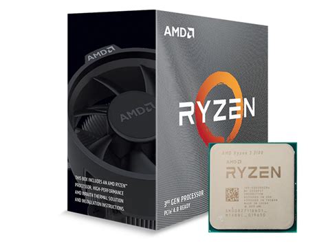 AMD Ryzen 3-3100, With Wraith Stealth Cooler - MAT Computer System