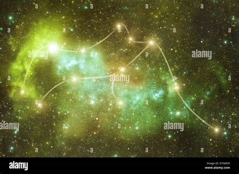 Aquarius constellation map hi-res stock photography and images - Alamy