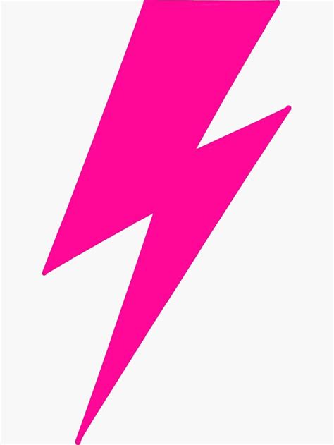 "Fuchsia pink lightning bolt" Sticker for Sale by maddismakings | Preppy wallpaper, Preppy wall ...