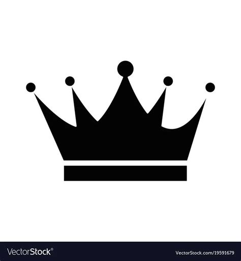 King crown isolated icon vector image | Crown tattoo design, King tattoos, King crown images