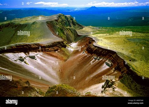 Volcanic crater in Rotorua New Zealand Stock Photo - Alamy