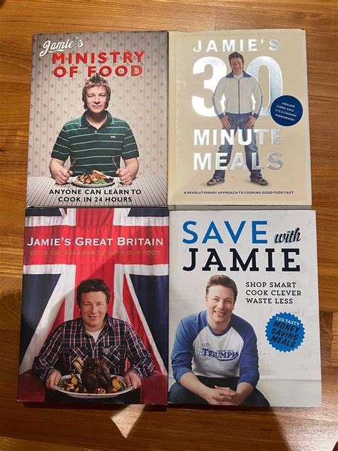 4 Jamie Oliver Cookbooks, Hobbies & Toys, Books & Magazines, Fiction & Non-Fiction on Carousell