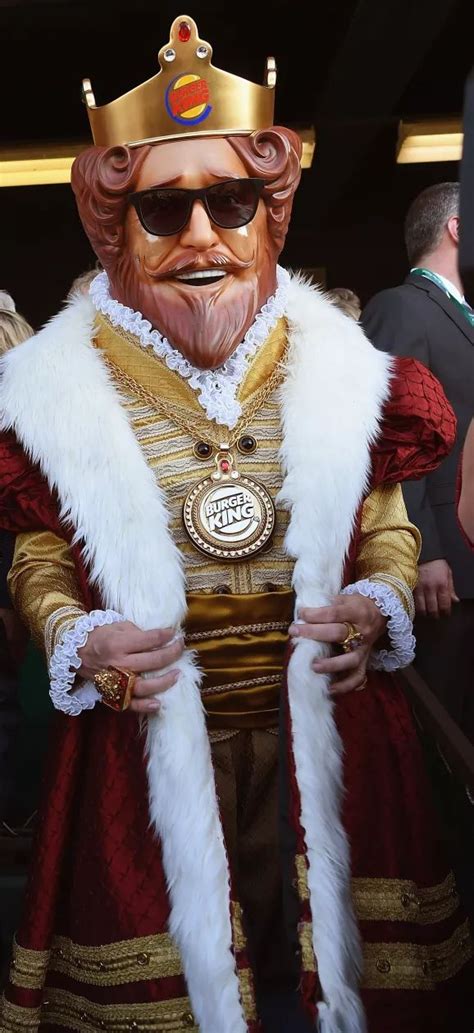 Burger King Mascot - The Hollywood Gossip | Burger king, Burger king crown, King costume