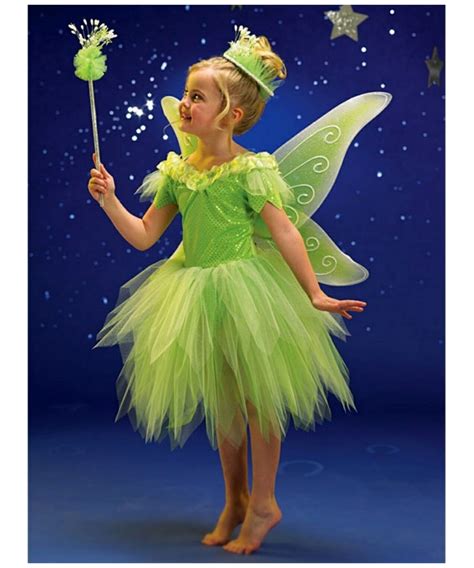 Kids Green Fairy Disney Girl Costume - Girls Fairy Costumes