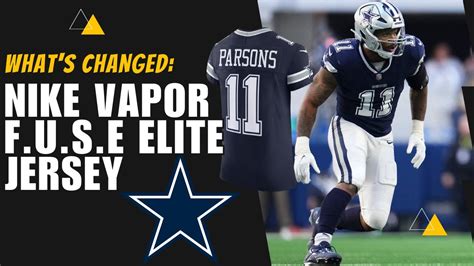 NIKE VAPOR F.U.S.E ELITE JERSEY | What's Changed | Micah Parsons Dallas Cowboys Jersey | - YouTube