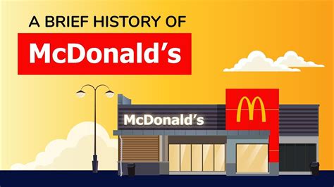 McDonalds - Animated History - YouTube Mcdonalds, American History ...