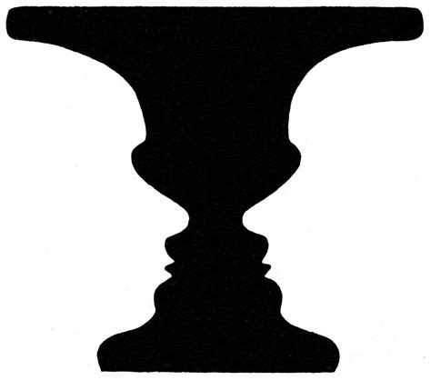 Optical Illusion Rubins Vase 1915 Photograph by Science Source