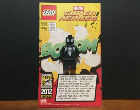 Lego SDCC 2012 Black Symbiote Spider-Man Super Heroes Comic-Con Venom ...