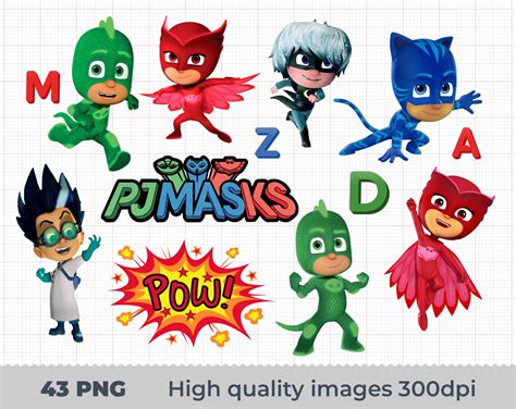 Pj mask characters clipart, Pj mask clip art, Pj mask png, Pj mask png ...