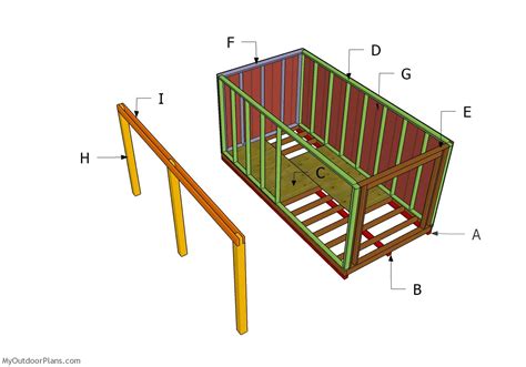 Shed with Porch Plans | MyOutdoorPlans