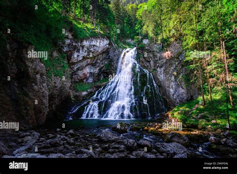 Gollinger Waterfalls near Salzburg in Austria Stock Photo - Alamy