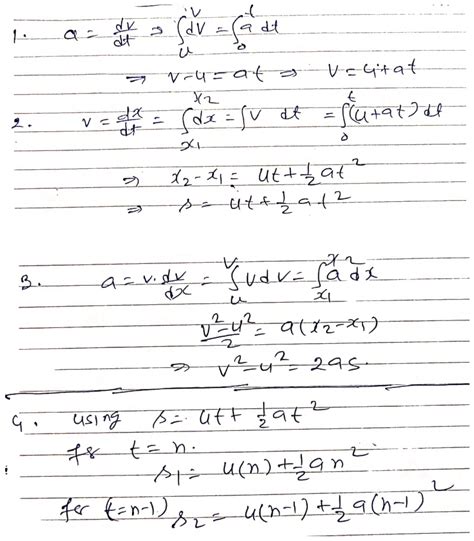 Lec Derivation Of Kinematic Equations Class Physics Motion | My XXX Hot Girl