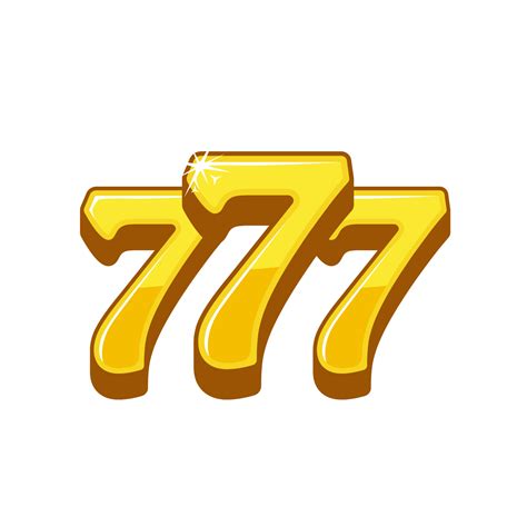 777 lucky numbers cartoon vector 7492174 Vector Art at Vecteezy