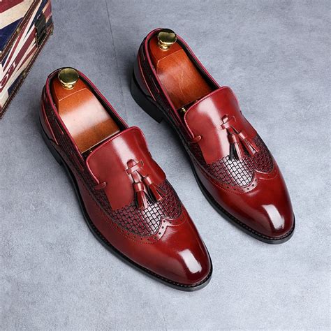 2019 Newest Men Tassel Loafers Italian Dress Shoes Casual Loafer for ...