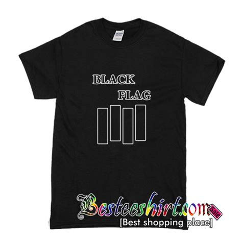 Black Flag Band Logo T-Shirt