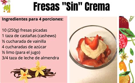 Receta: Fresas sin crema - Familias en Accion