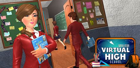 High School Girl Simulator Game, Virtual Life School Adventure Games 3D ...