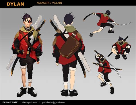 ArtStation - Villain boy Dylan character concept