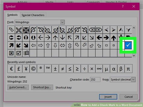 4 Ways to Add a Check Mark to a Word Document - wikiHow