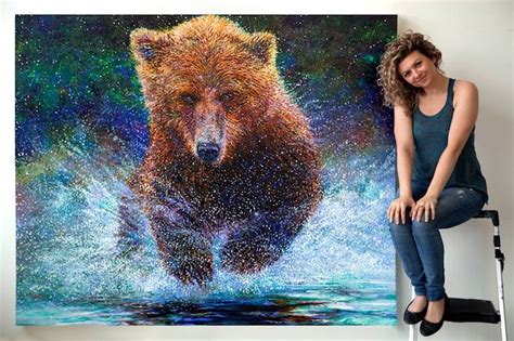 Finger Painting Artist Uses Childhood Technique in Vibrant Works of Art