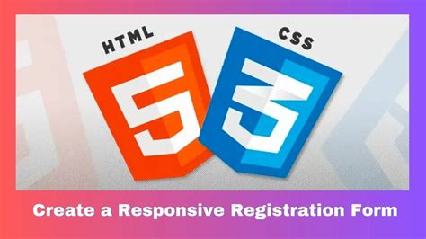 Create a Responsive Registration Form