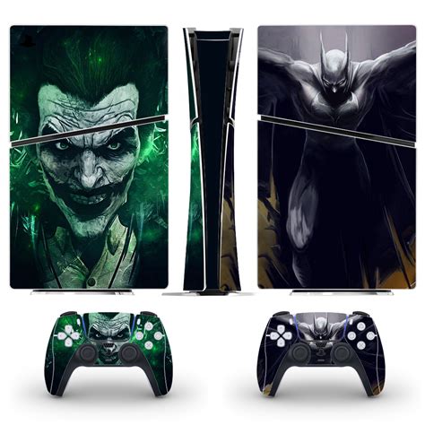 Joker And Batman Art Skin Sticker Decal For PS5 Slim - ConsoleSkins.co