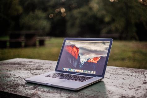 Laptop Outdoors Royalty-Free Stock Photo