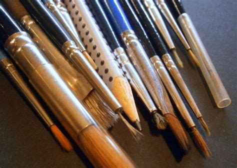 Free Images : bunch, brush, tool, bouquet, artist, paintbrush, watercolor, handles, vertical ...