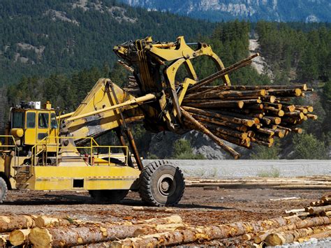 Lumber yard in British Columbia.