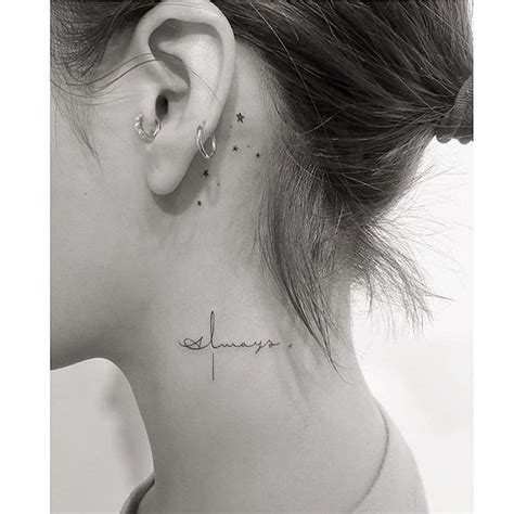 30+ Charming Behind the Ear tattoos for Ladies in 2020 | Tiny Tattoo Inc.