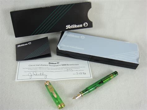 Fountain Pen Collector's Corner: Pelikan M800 Green Demonstrator Fountain Pen Limited Edition