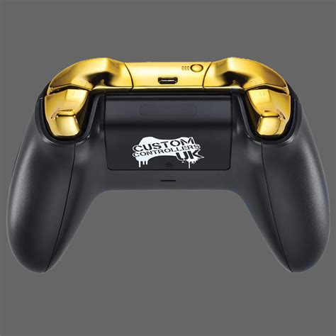 Xbox One Controller // 3D Black + Gold - Custom Controllers - Touch of ...