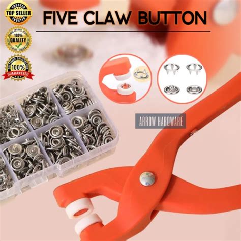 Snap Button Pliers Set Metal Snap Button With Fastener Pliers Automatic ...