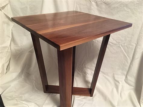 Amazon.com: Modern Walnut End Table: Handmade