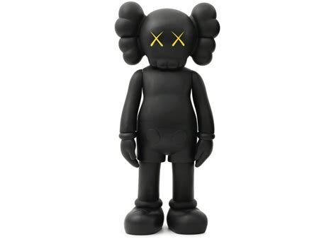 KAWS Companion Open Edition Vinyl Figure Black | Vinyl figures, Vinyl ...