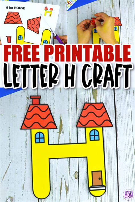 Free Printable Letter H Craft Template | Letter h crafts, Free printable letters, Printable letters