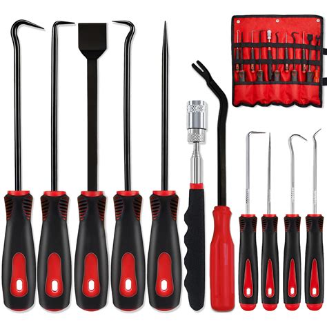 XBVV 11Pcs Precision Pick & Hook Set with Scraper and Magnetic ...