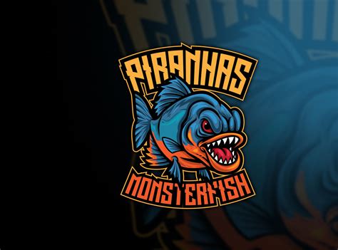 Piranha Esport Logo by ianmikraz on Dribbble