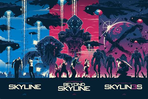 OFFICIAL SKYLINE TRILOGY Set | Poster By Rico Jr