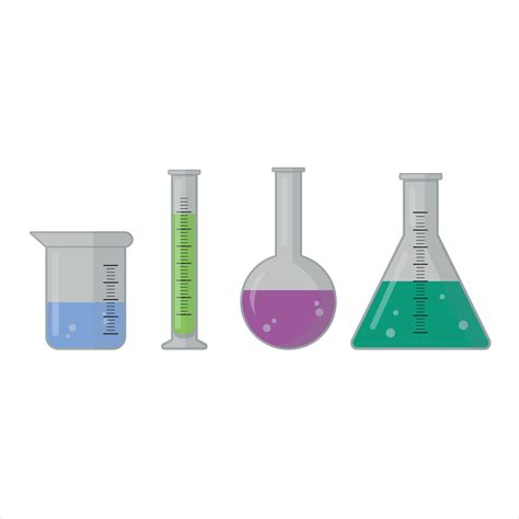 Test Tubes And Beakers Clipart School