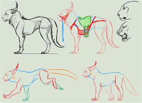 Species concept sketchy+ full perms+ anim *CLOSED* by NorthernRed Animation Sketches, Animation ...
