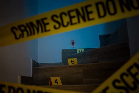 Halloween Crime Scene Decorations Kit, Crime Mystery Dinner Party Game ...