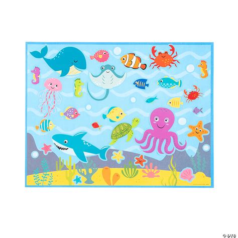 DIY Under the Sea! Sticker Scenes - 12 Pc. | Oriental Trading