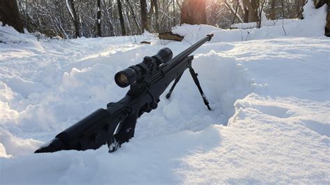 Here we see the Arctic Warfare Magnum in its natural habitat.... Be sure not to spook it : airsoft