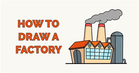 How to Draw a Factory - Really Easy Drawing Tutorial