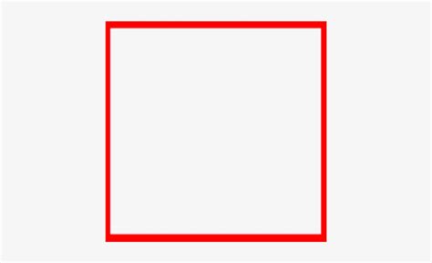 Download White Rectangle Outline Png Box Outline Transparent - Red ...