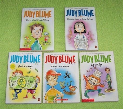 Judy Blume Fudge Chapter Books Complete Series Lot of 5 Level 4 AR | Chapter books, Judy blume ...