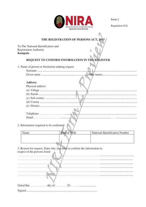 How To Change / Confirm NIRA Uganda Birth Certificate Info | Thekonsulthub.com